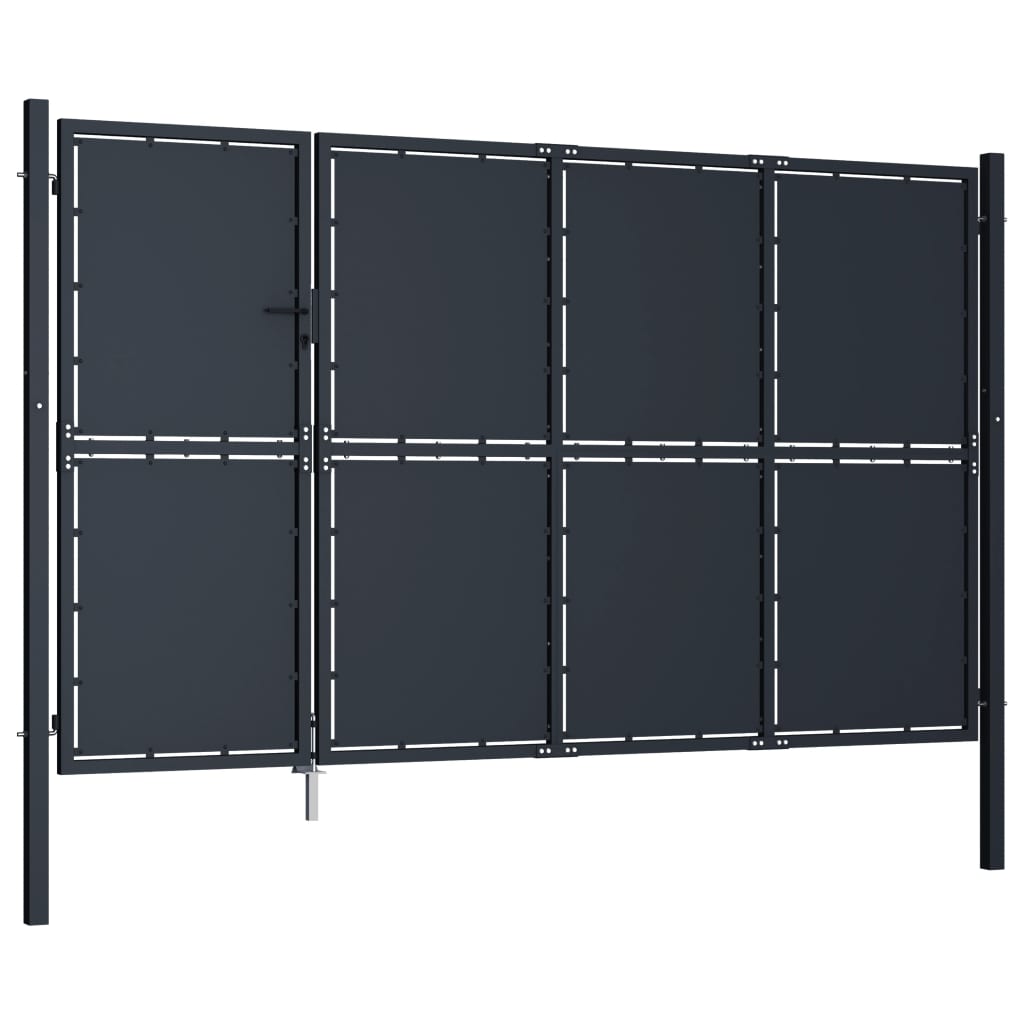 VidaXL Port 350x150 cm stål antracit