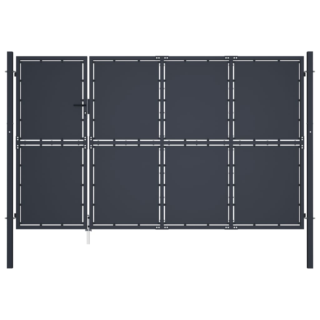 VidaXL Port 350x200 cm stål antracit