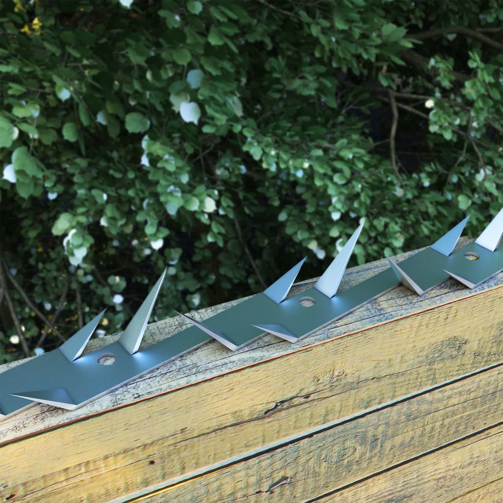 Vidaxl Wall Spikes 25 pcs 1 m stål
