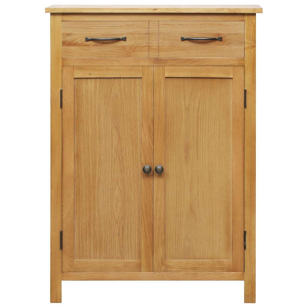 Vidaxx skoskab 76x37x105 cm massiv eg