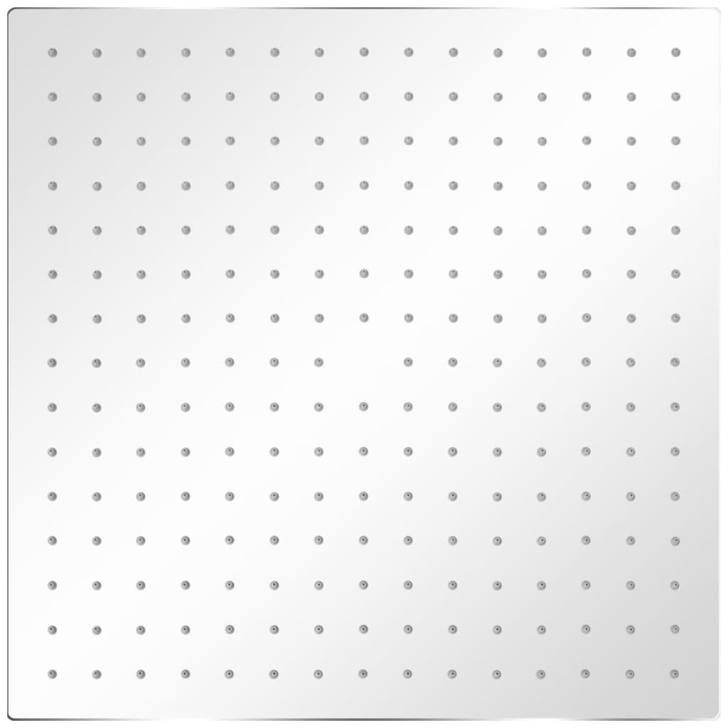 Vidaxx regnbruserhoved 2 stk 40x40 cm rustfrit stål