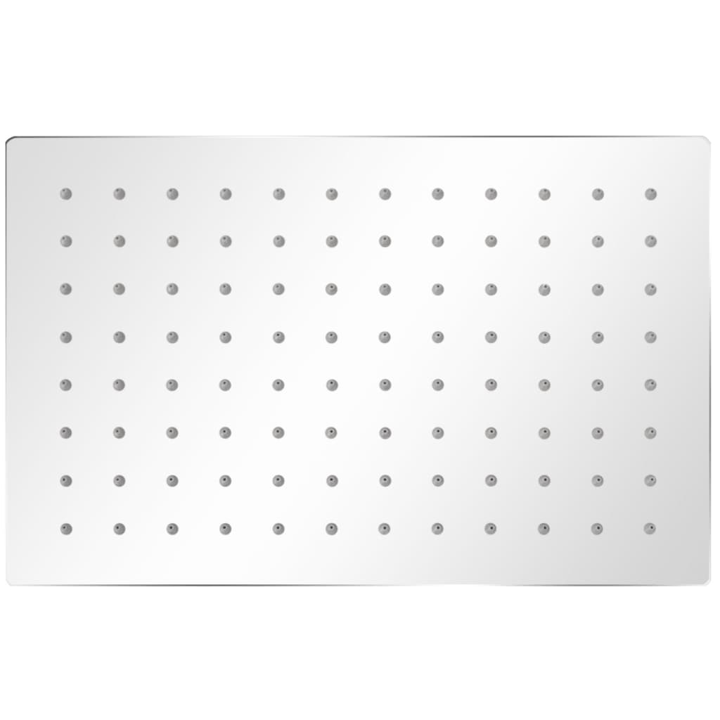 Vidaxx regnbruserhoved 2 stk 20x30 cm rustfrit stål