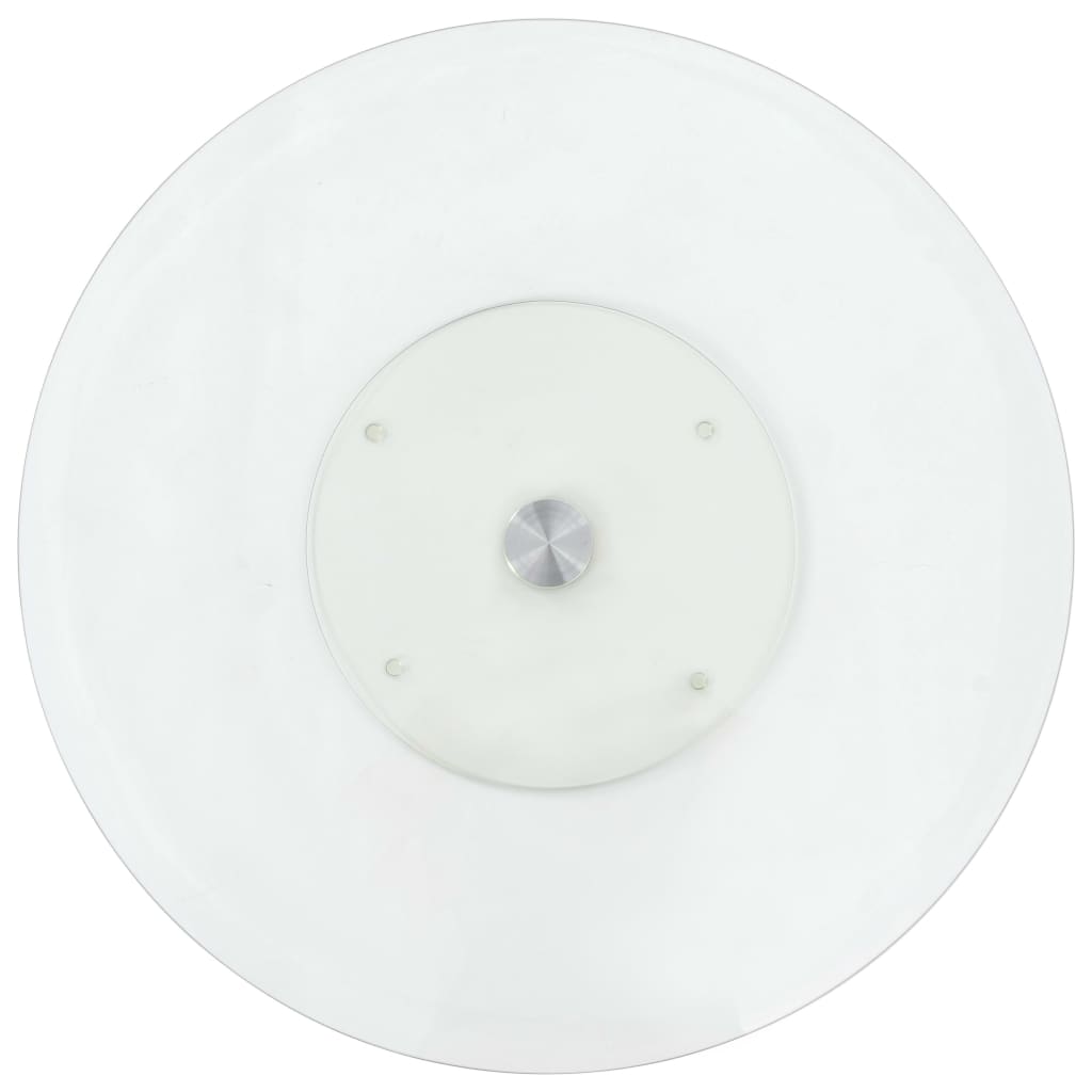 Vidaxl serveringspanel roterende 60 cm tempereret glas gennemsigtig