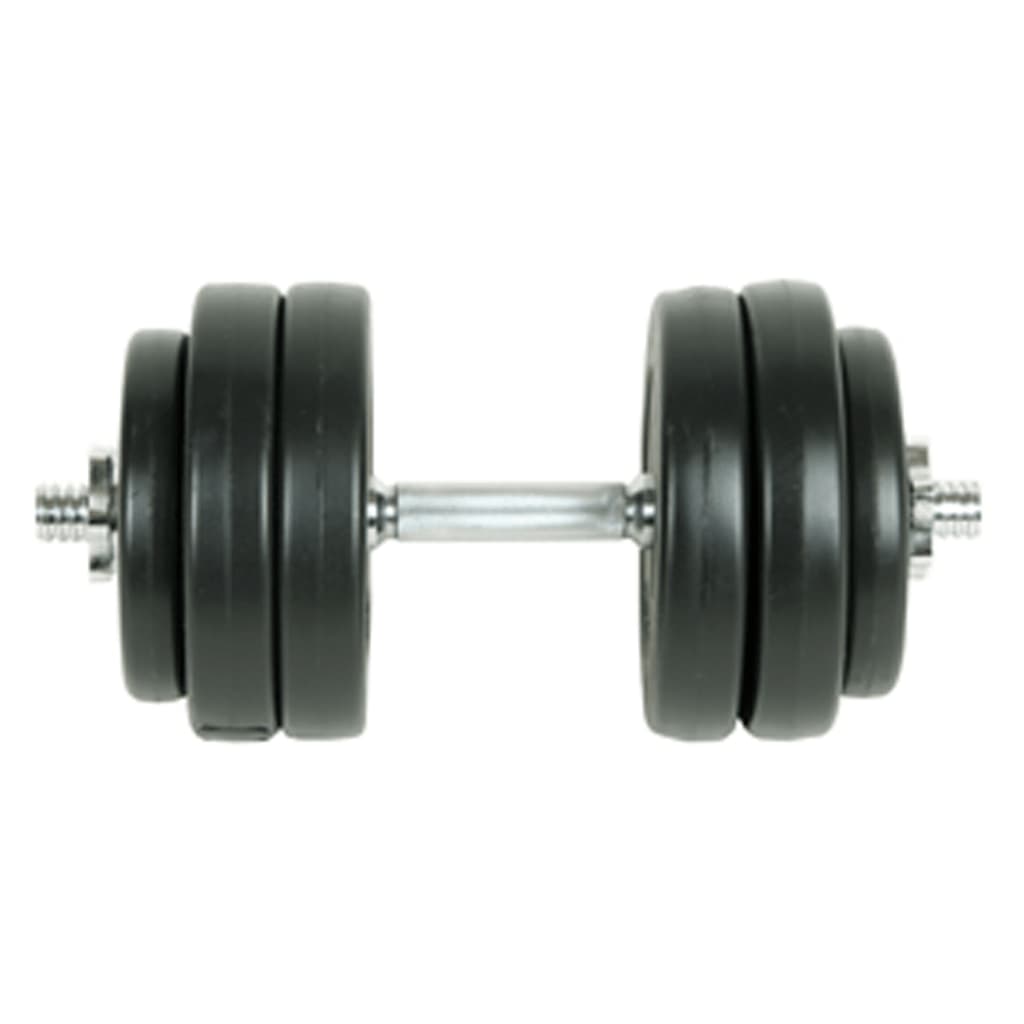 VidaXL 9-delt håndvægtsæt 15 kg