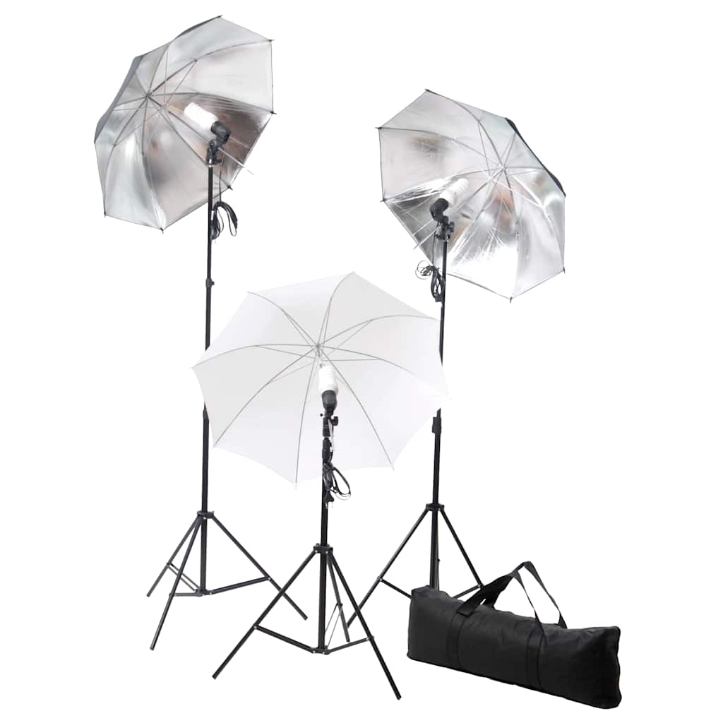 Vidaxl Studio Lighting Set 24 Watt inklusive tribuner og paraplyer