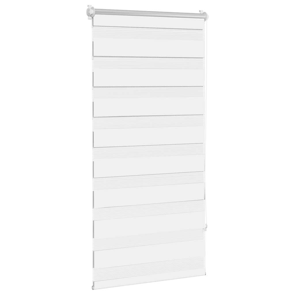 VidaXL zebra rullegardin 60,9 x 120 cm stofbredde 56,7 cm hvid