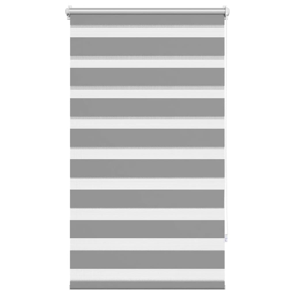 VidaXL zebra rullegardin 90,9 x 150 cm stofbredde 86,7 cm grå