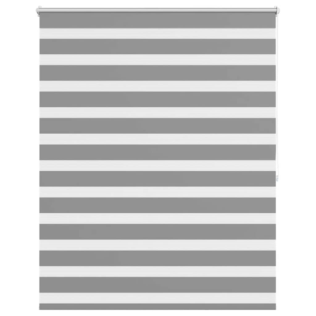 VidaXL zebra rullegardin 140,9 x 175 cm stofbredde 136,7 cm grå