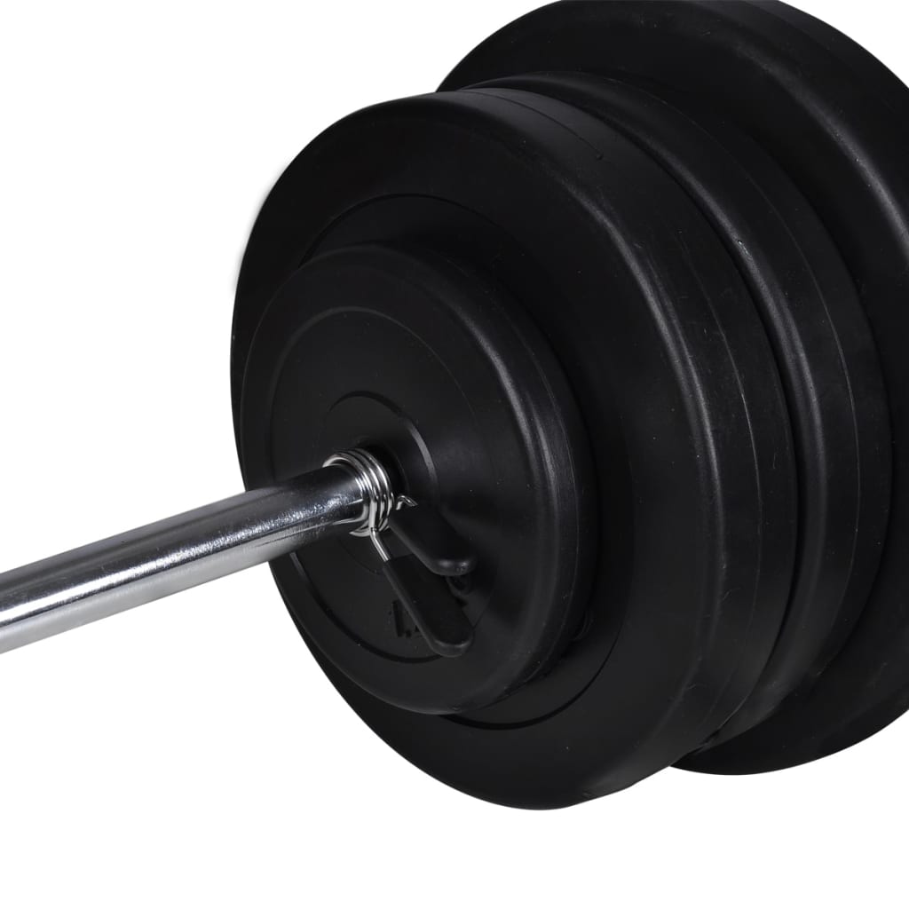 Vidaxl Barbellen håndvægt sæt 60,5 kg