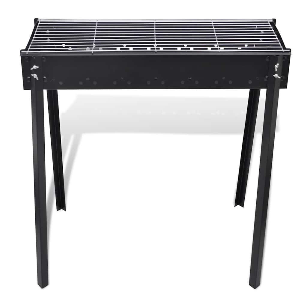 Vidaxl Charcoal Barbecue Standing Square 75x28 cm