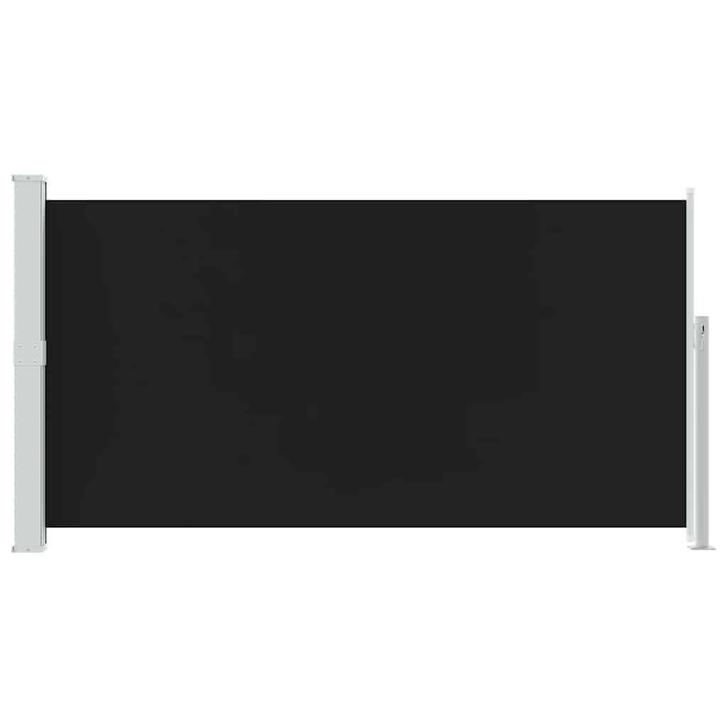 Vidaxl Wind Sunscreen Udvides 160x300 cm sort