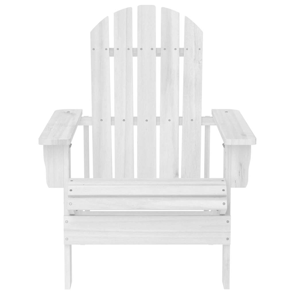 Vidaxl tuinstoel hout wit