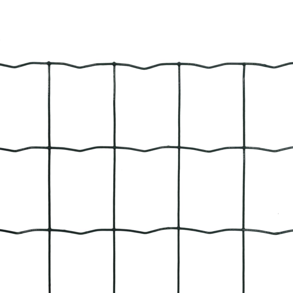 Vidaxl Euro HEK 10X1.0 M stålgrøn