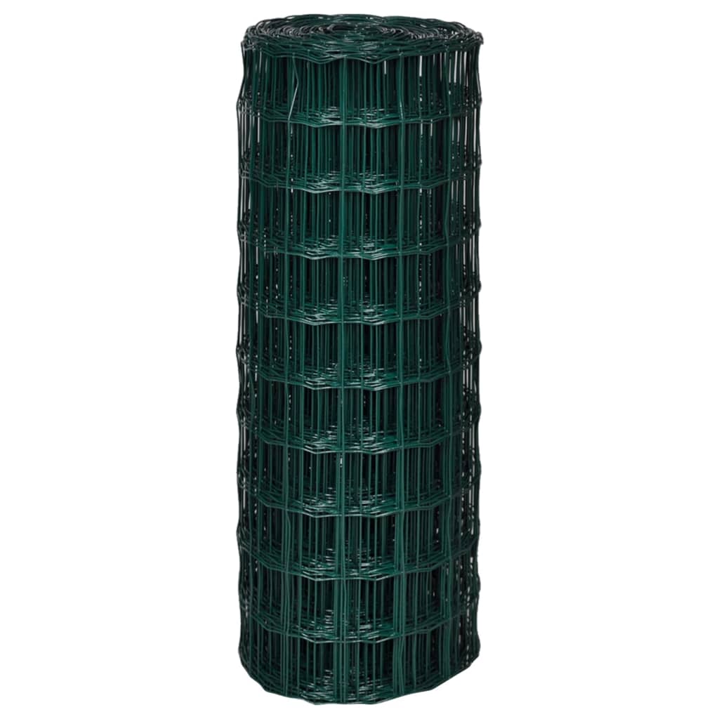 Vidaxl Euro HEK 10X1.0 M stålgrøn