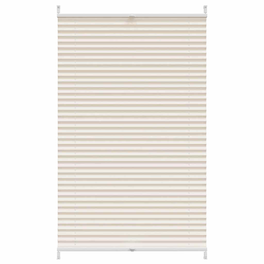 Vidaxx plisseret rullegardin 80x100cm creme