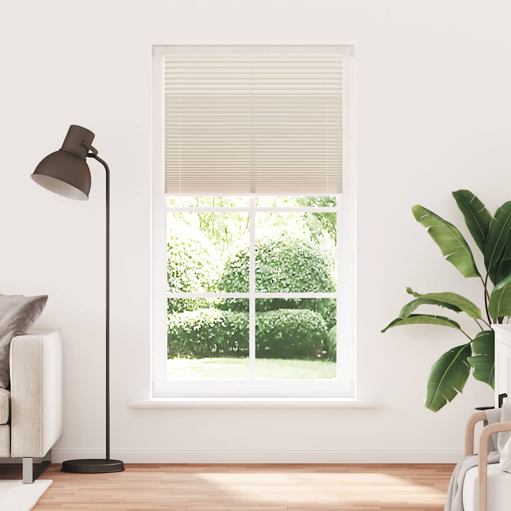 VidaXL plisségardiner 100x200cm creme
