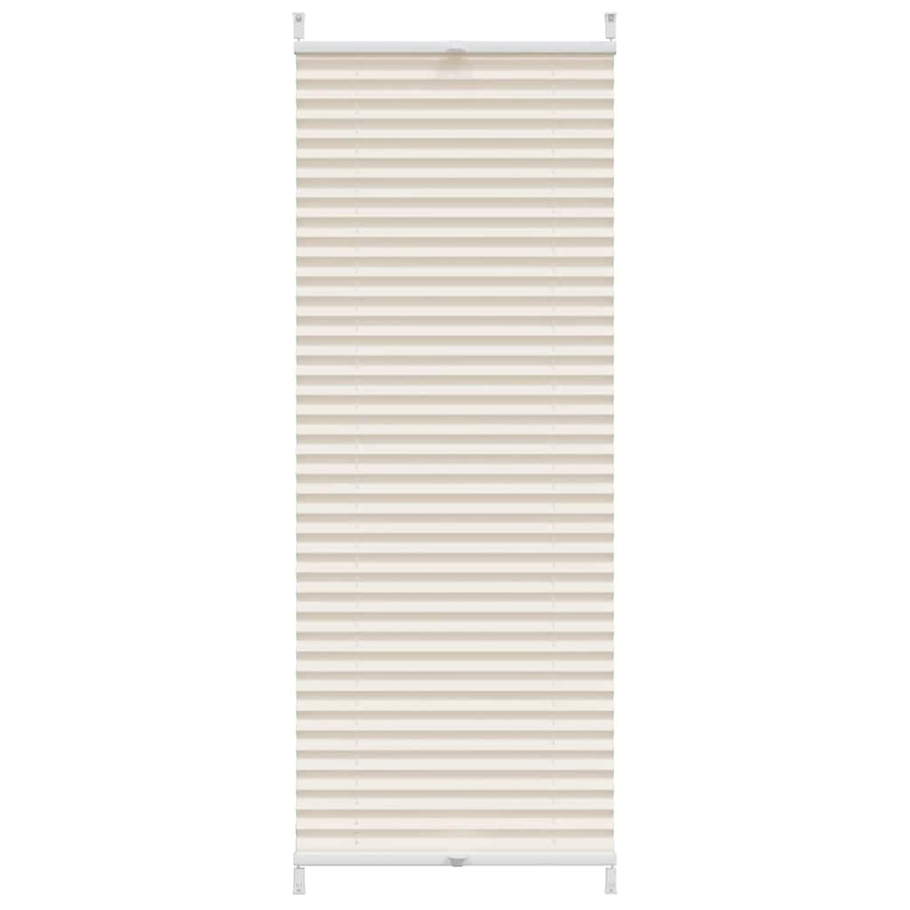 VidaXL plisségardin 40x125cm creme