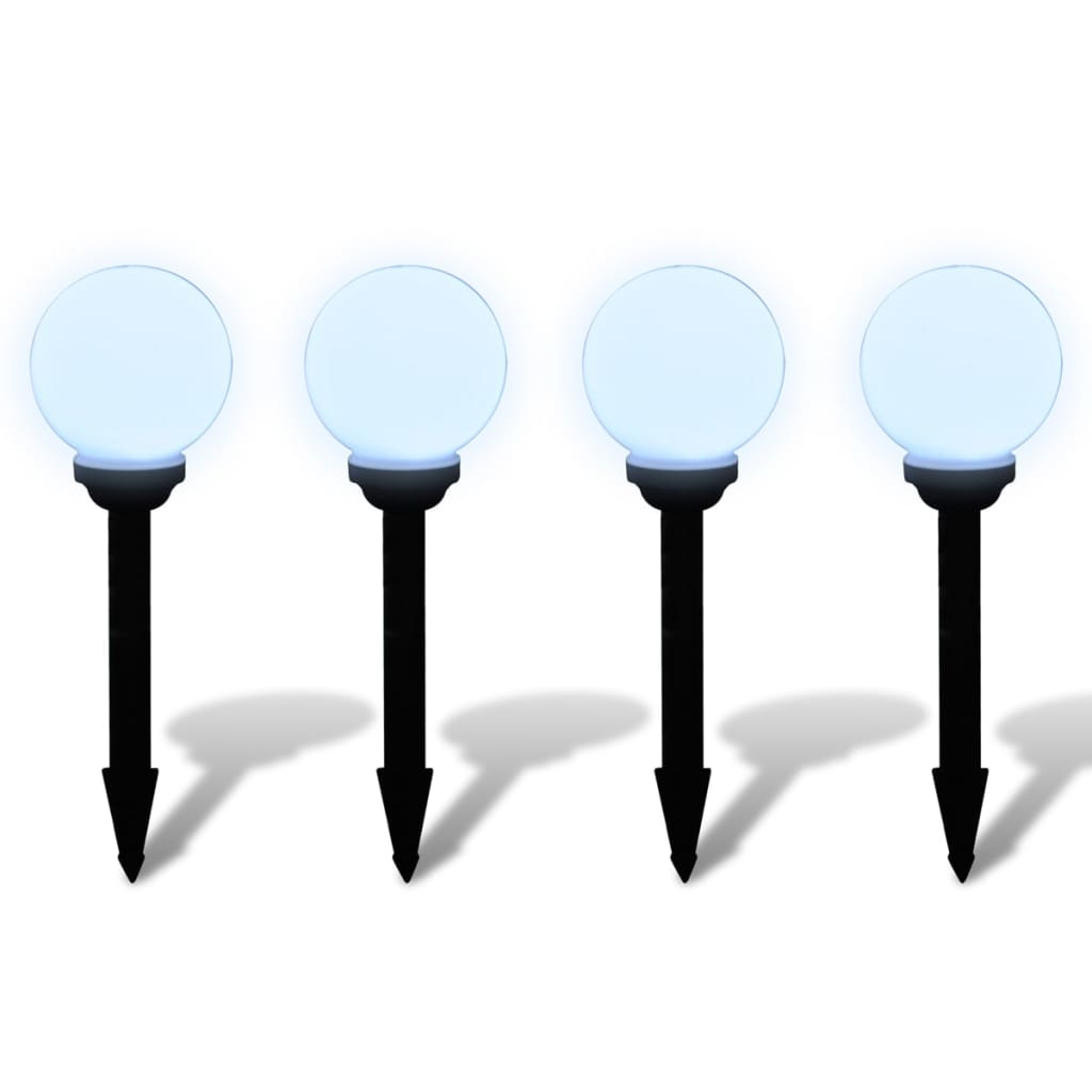 Vidaxl Garden Path Lamps 4 st med jordstift LED 15 cm