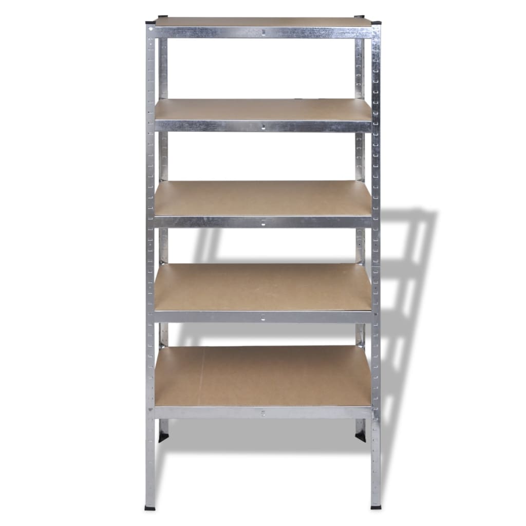 Vidaxl Storage Rack til Garage 5 St.