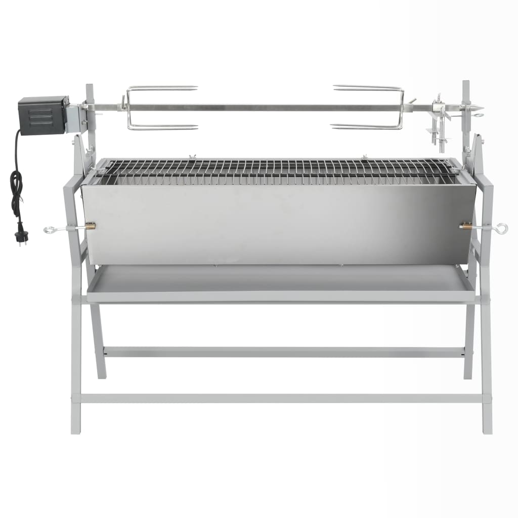 Vidaxx rotisserie grilljern og rustfrit stål