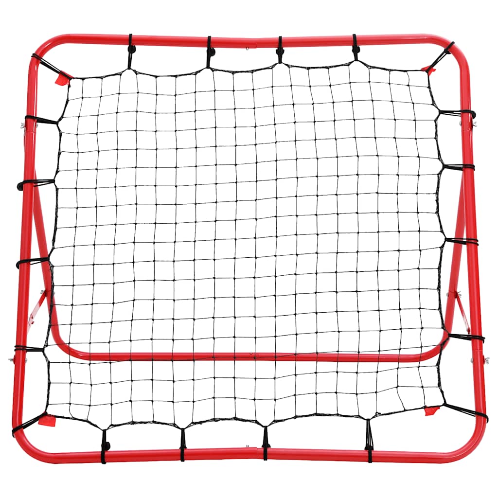 Vidaxl Fodboldbukseback Rebounder Justerbar 100x100 cm