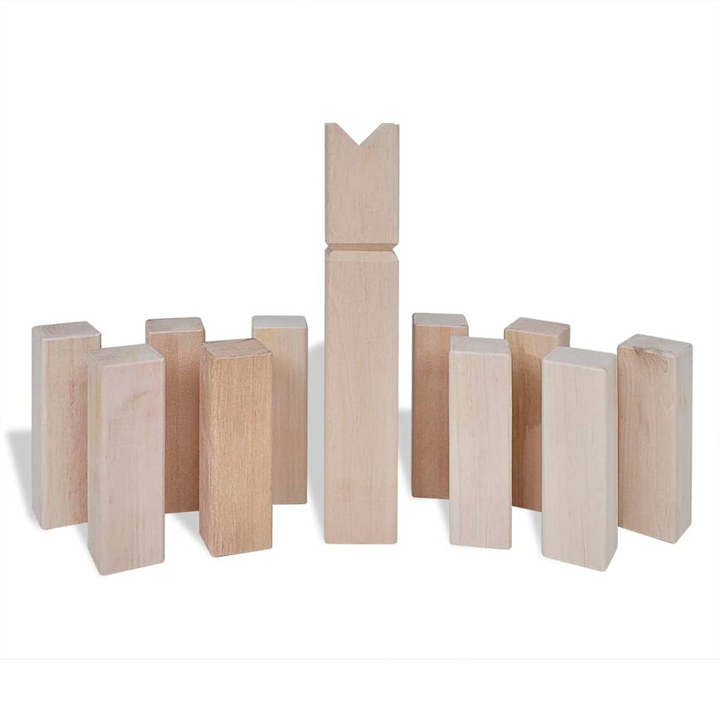 Vidaxl Wooden Kubb Game Set