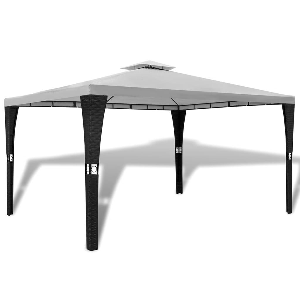 Vidaxl Arbor med tag 3x4 m fløde hvid