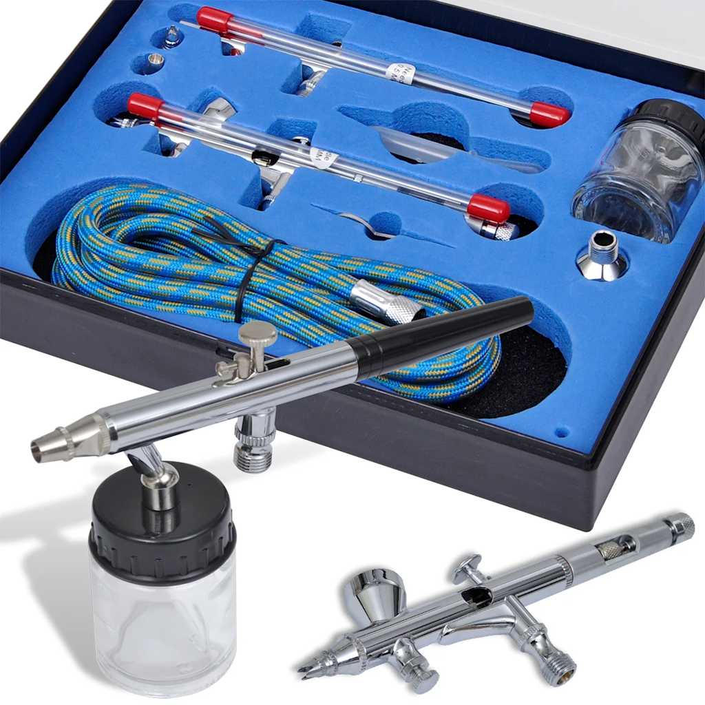 VidaXL airbrush sæt med 2 pistoler