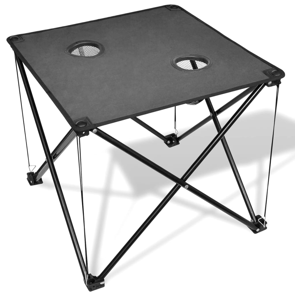 Vidaxl campingbord sammenfoldelig (grå)