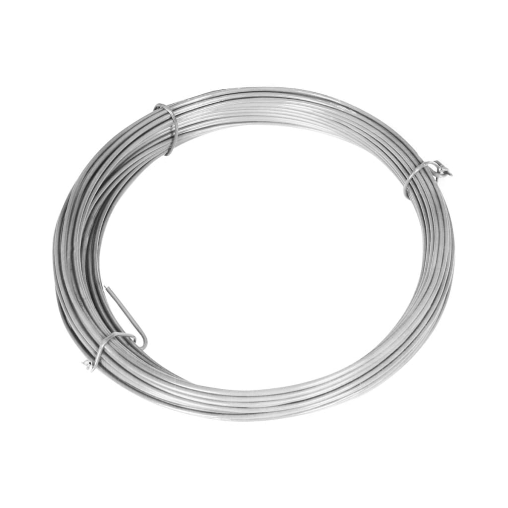Vidaxl Mesh hegn med bunker 25x1,5 m galvaniseret stål