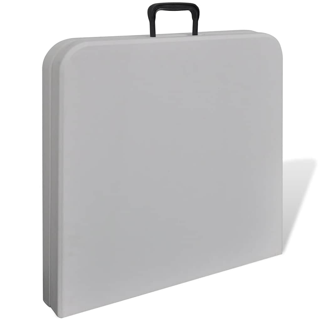 Vidaxl foldningstabel til eksterne 122 cm HDPE White