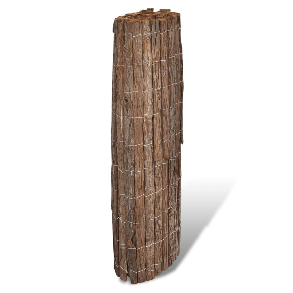 Vidaxl skærm 400x100 cm bark