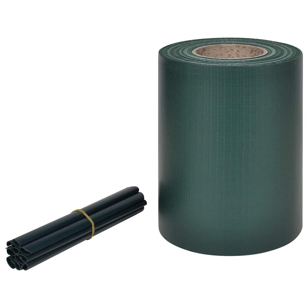 Vidaxl Haveskærm 70x0,19 M PVC Green