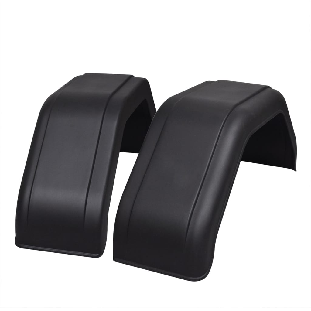 Vidaxl 2 x Mudguards til trailerhjul 220 x 760 mm