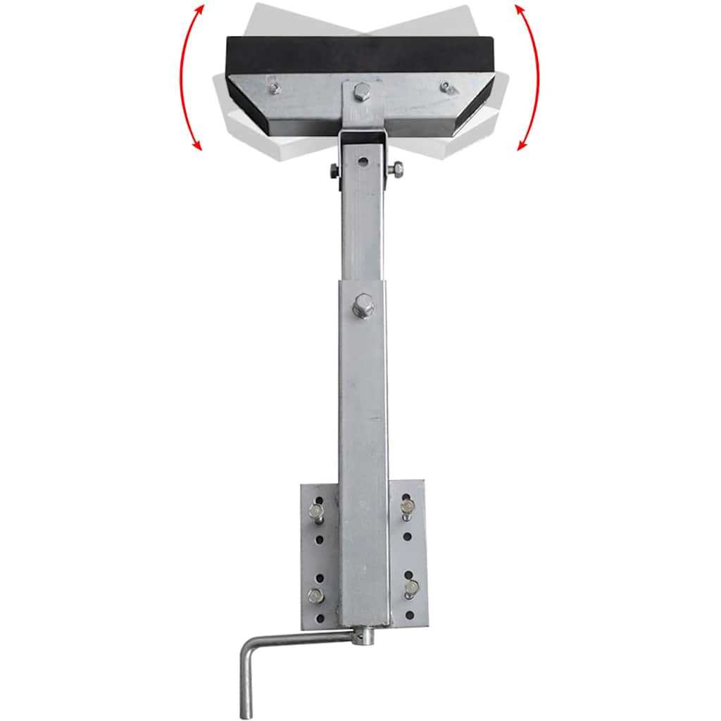 VidaXL stålrammestøtte til bådtraileren 63-88 cm (sæt med 2)
