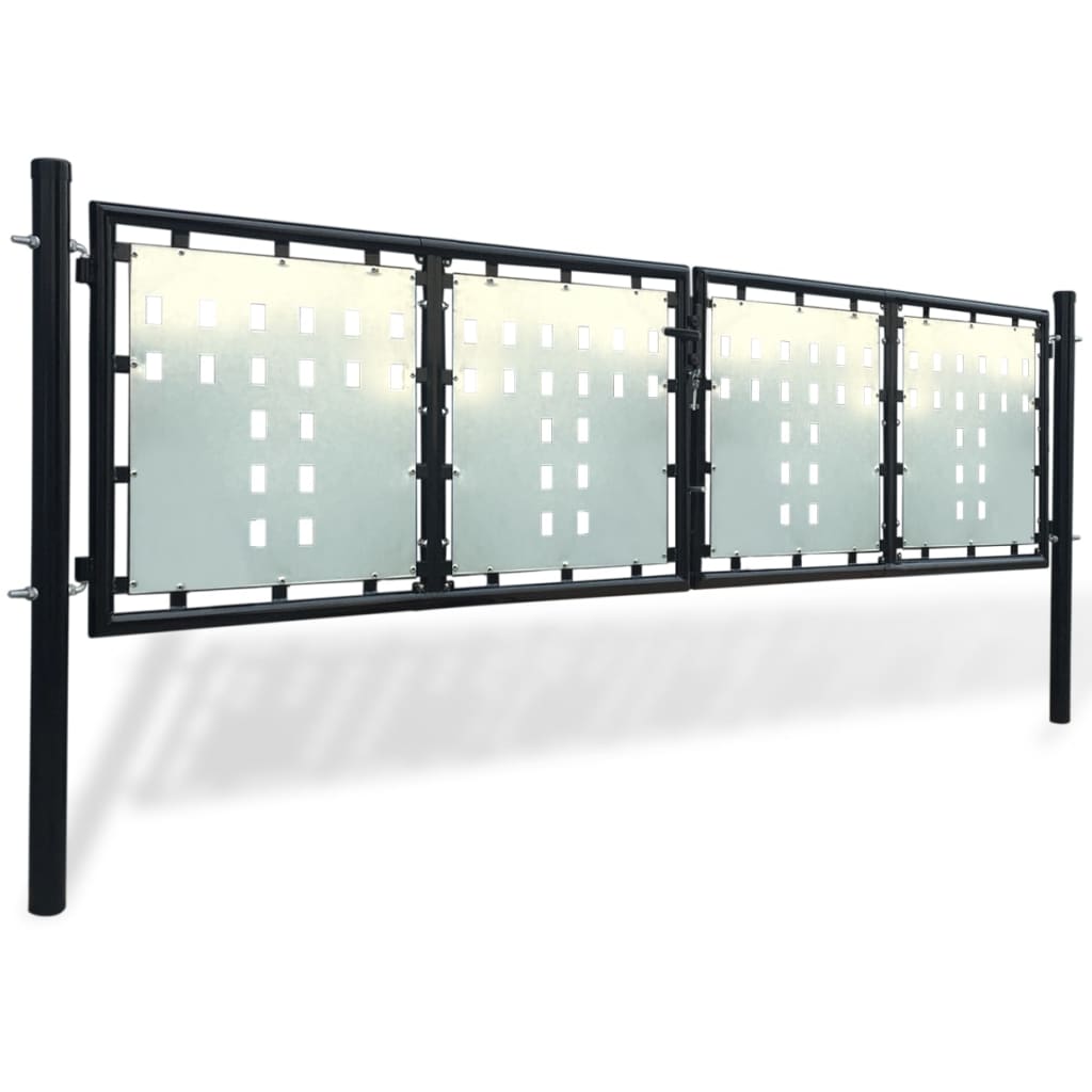 Vidaxl Port kun 300x125 cm sort