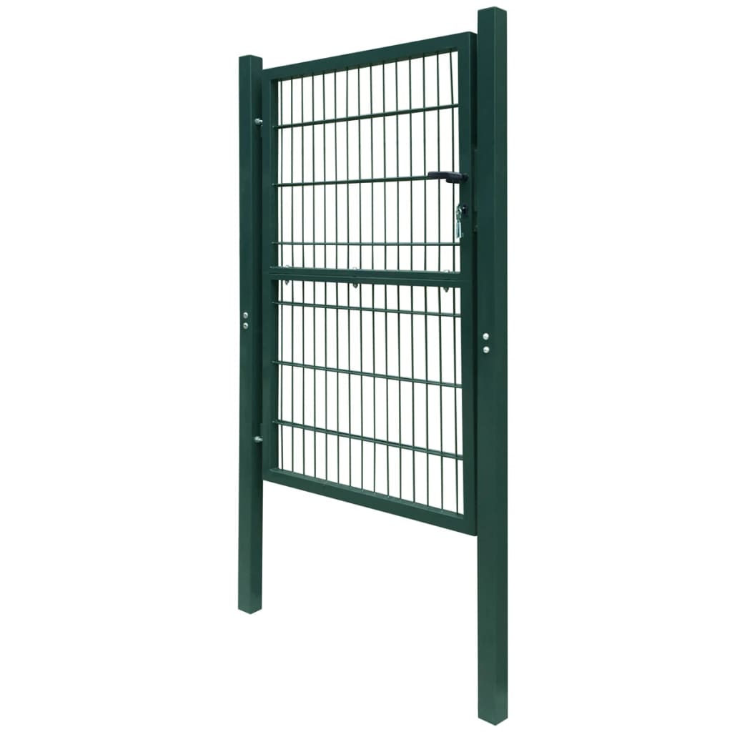 Vidaxl Poort Double Rod Bold (ankel) 106x190 cm grøn