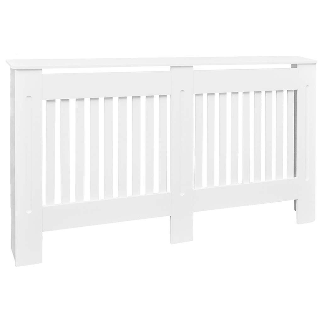 Vidaxl Radiatorom Construction 152 cm MDF White