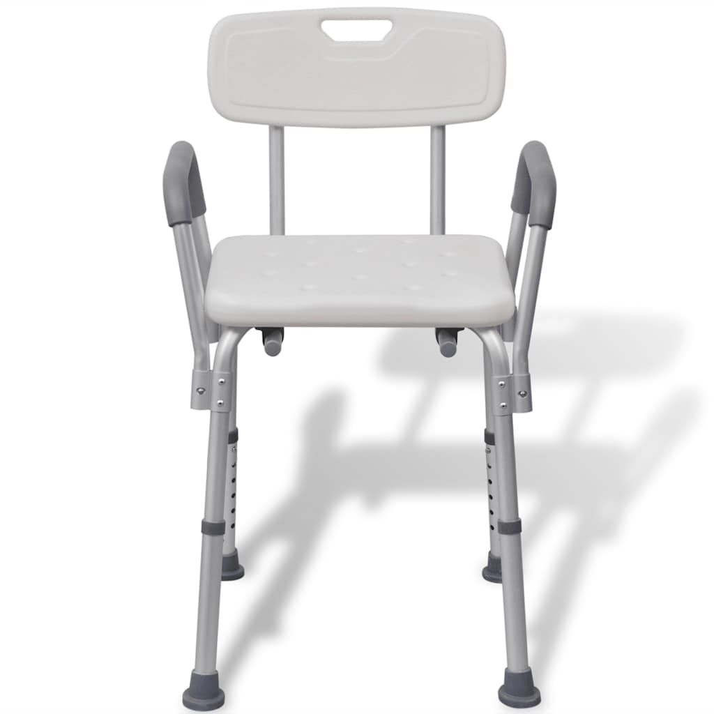 Vidaxl brusestol aluminium hvid