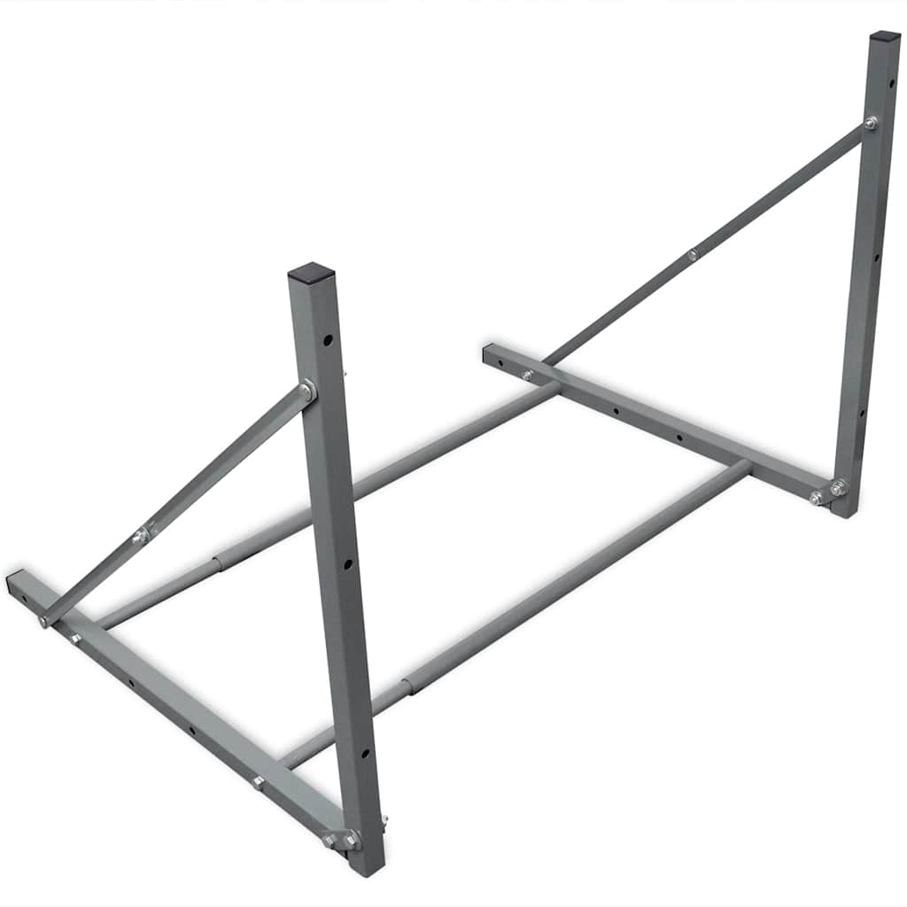 Vidaxl Tire Rack Steel Silver Colored