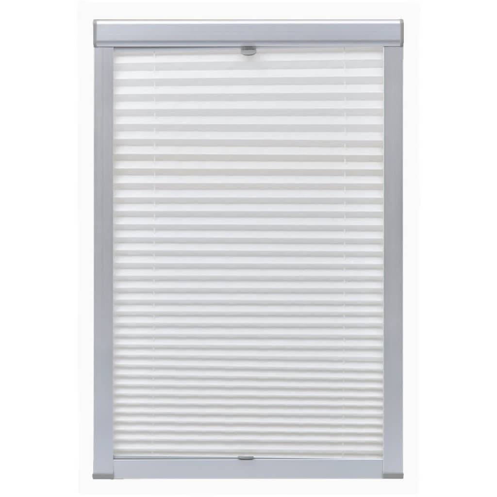 Vidaxl Roller Blind plisseret hvid 206
