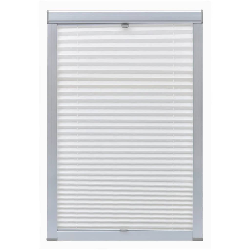 Vidaxl Roller Blind plisseret hvid C04