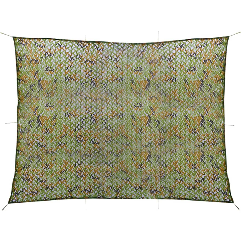 Vidaxx camouflagenet med opbevaringstaske 3x4 m