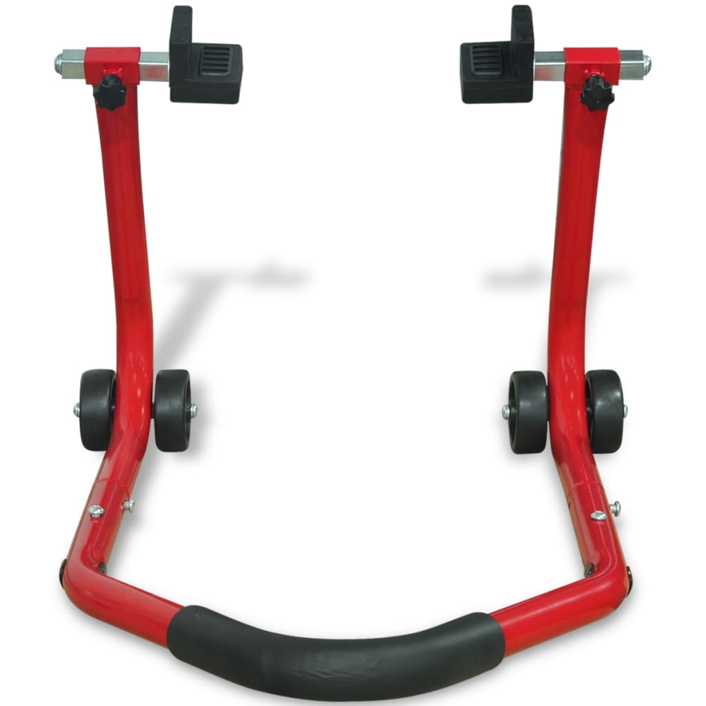 Vidaxl motorcykel baghjul paddock standard rød
