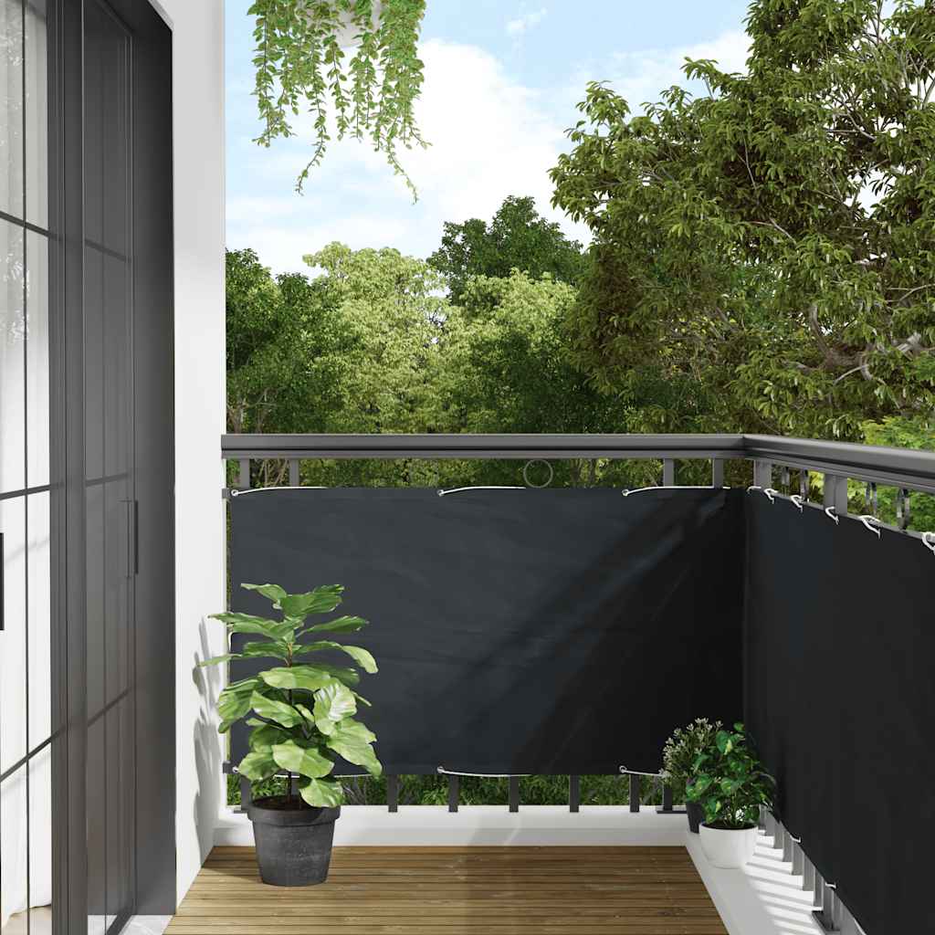 Vidaxl balkonskærm Oxford Textile 75x600 cm Anthracite