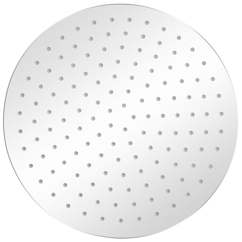 Vidaxl regnbruserhoved rustfrit stål 30 cm runde