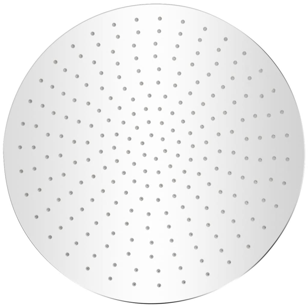 Vidaxl regnbruserhoved rustfrit stål 40 cm runde