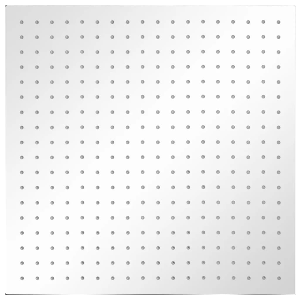 Vidaxl Rain Bruser Hoved Rustfrit stål 50x50 cm firkant