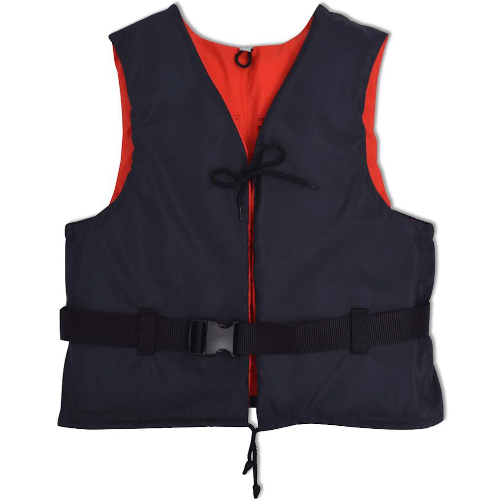 Vidaxl svømning vest 50-70 kg marineblå