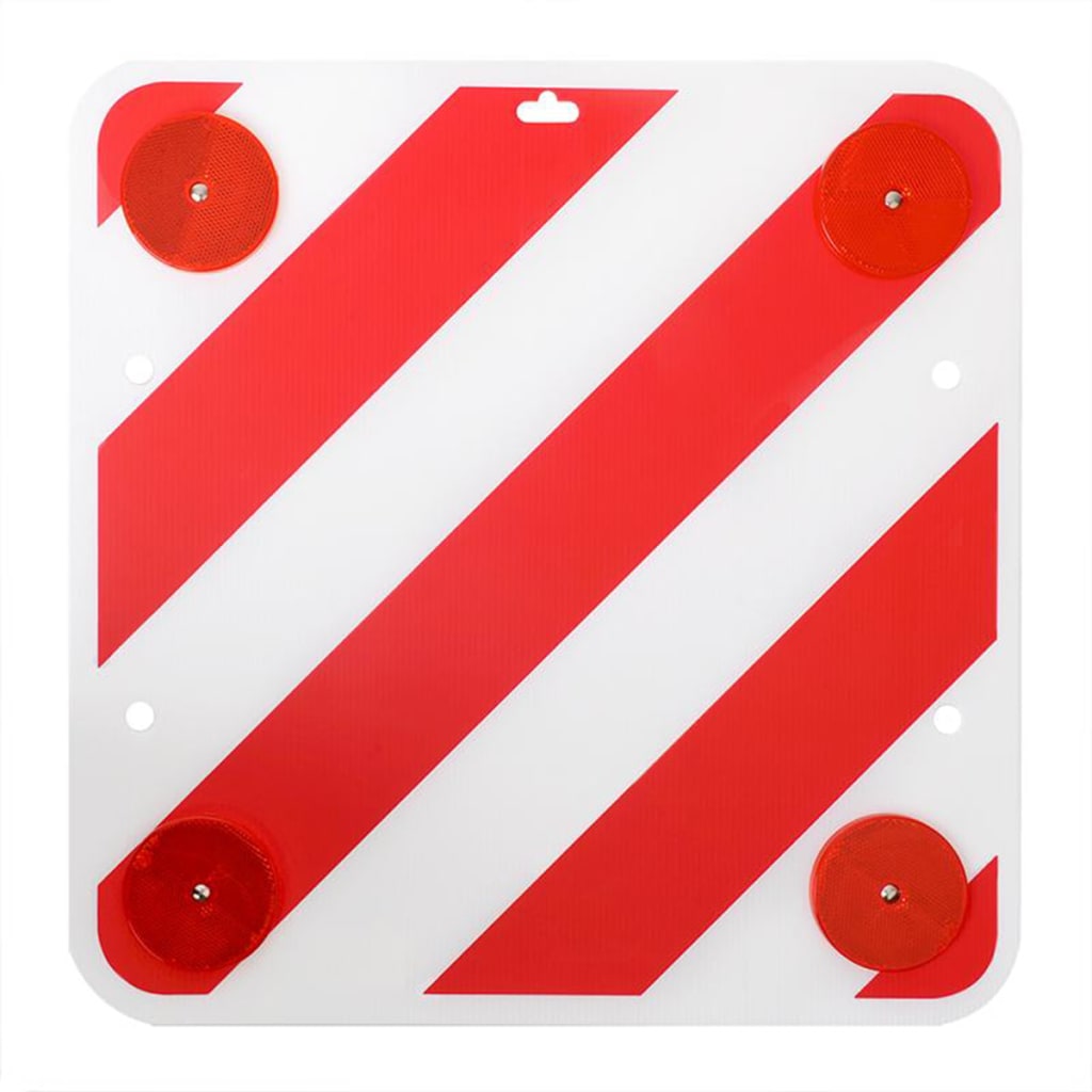 ProPlus Markering Board med reflektorer 50 x 50 cm rød hvid